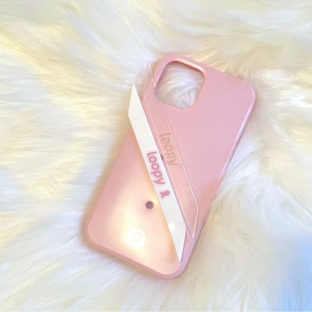 Loopy pink case iPhone 12/12 pro